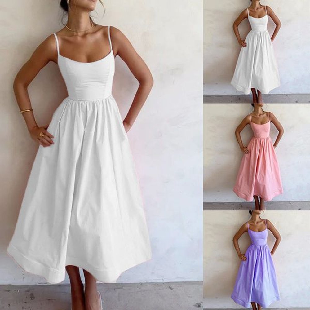 yk style womens elegant corseted dresses summer sexy sleeveless high