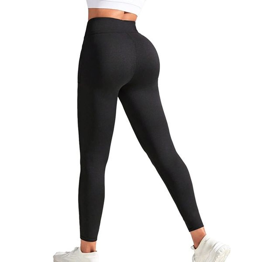 yoga pants with drawstring large pockets sports and fitness tight