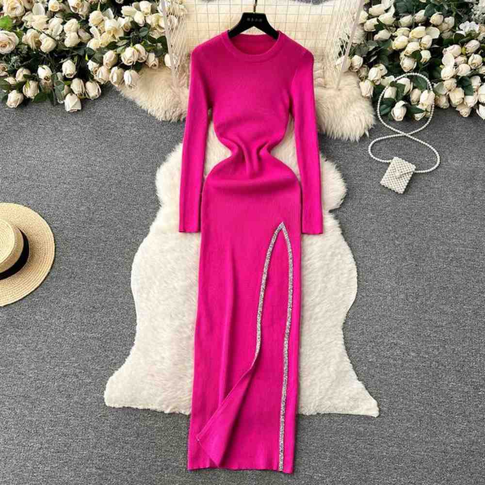 yuoomuoo women dress sexy cut out package hips split bodycon