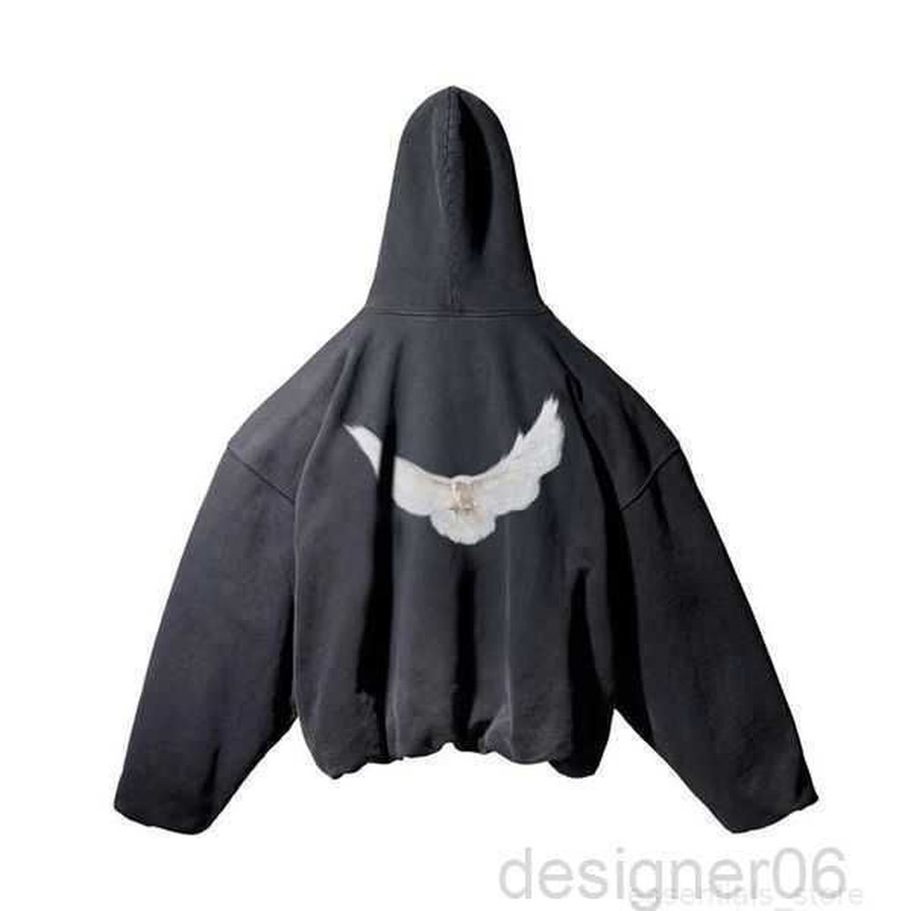 Yzys Pullover Gap Hoodies Designer Kanyes Classic Peace Dove Printed Hoodie Mens Sweatshirts Womens s Men Fashion Pulloversi23z