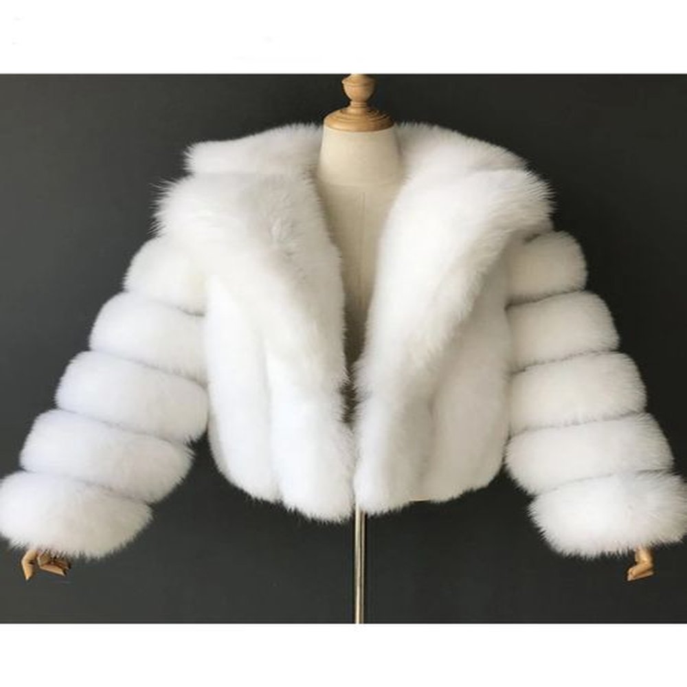zadorin winter mink coat womens faux fox fur coat thick
