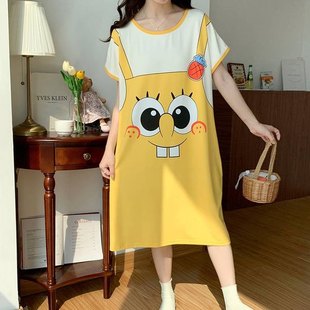 zsummer sexy suspender nightdress ladies new imitation silk pajamas home