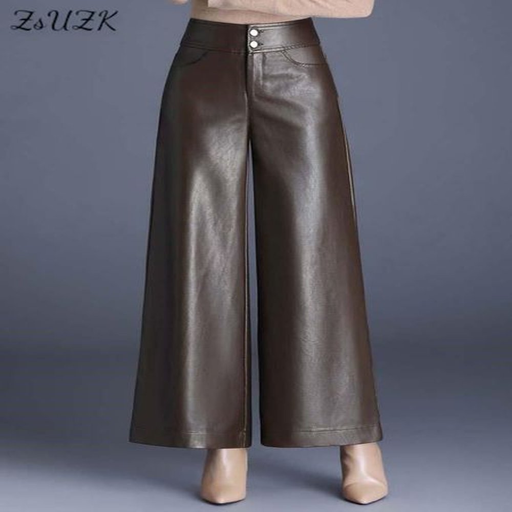 zuzk high quality women pu wed leg autumn winter fashion
